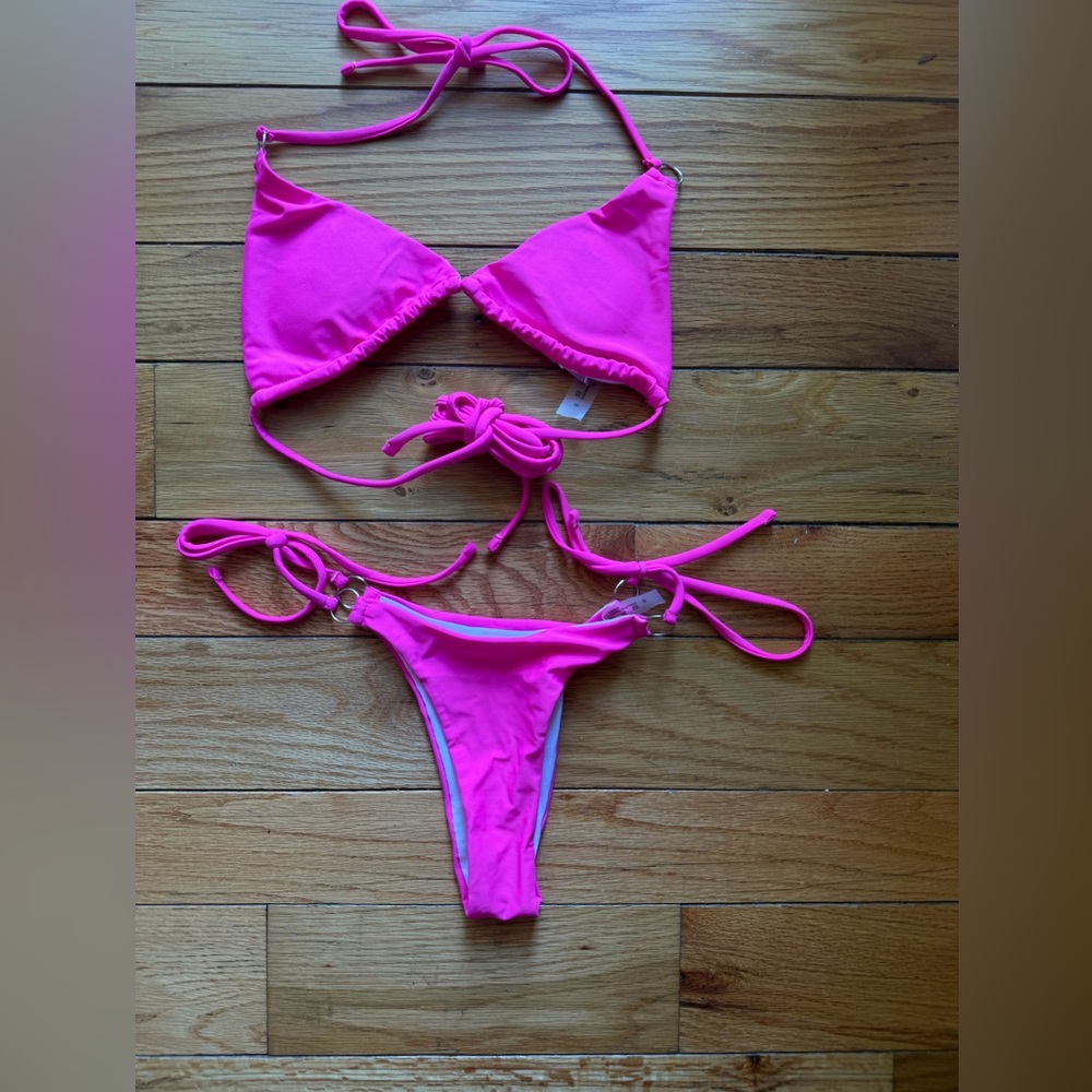 Vibrant Pink Bikini Set